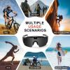 4K HD POV Sports Glasses with Camera, Smart Camera Glasses for Action Sports,Smart Baseball Recording Glassess (Black-B) view 4