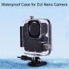 Tempered Glass Underwater Hosing for DJI Osmo Nano Sports Camera Diving Case Swimming Cover Shell 60M Waterproof Protector view 3