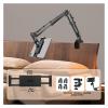 Adjustable Bed Stand Rotatable Long Arm Metal Desk Stand Clamp Suitable for 4.7-13 Inch(B) view 2