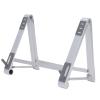 Qalvona Foldable Laptop Stand Multi Height Adjustment, Aluminum Alloy Ergonomic Laptop Tablet Phone Holder - Anti Slip Stable Design, Portable Travel Friendly for Office Use (Silver) view 1