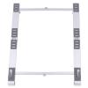 Qalvona Foldable Laptop Stand Multi Height Adjustment, Aluminum Alloy Ergonomic Laptop Tablet Phone Holder - Anti Slip Stable Design, Portable Travel Friendly for Office Use (Silver) view 4
