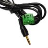 Car 3.5mm Male AUX-IN Audio Cable with 12Pin Connector for 2002-2006 Radio Adapter - 150cm Long, Black ABS Wiring Extension view 2