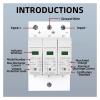 2P/3P DC Surge Protectors, 500V/600V/800V/1000V, 40KA/60KA Voltage Protectors, Solar photovoltaic Low-Voltage Surge arresters, GTLY-C40/60.(3P,800V 30-60KA) view 2
