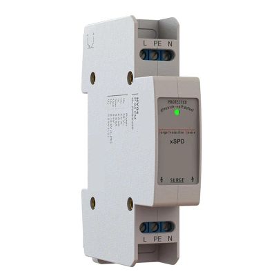 SPD AC220V AC/DC48V 24V 12V 5V 4A 10A DIN Rail Power Supply Surge Protector.(220V,4A)