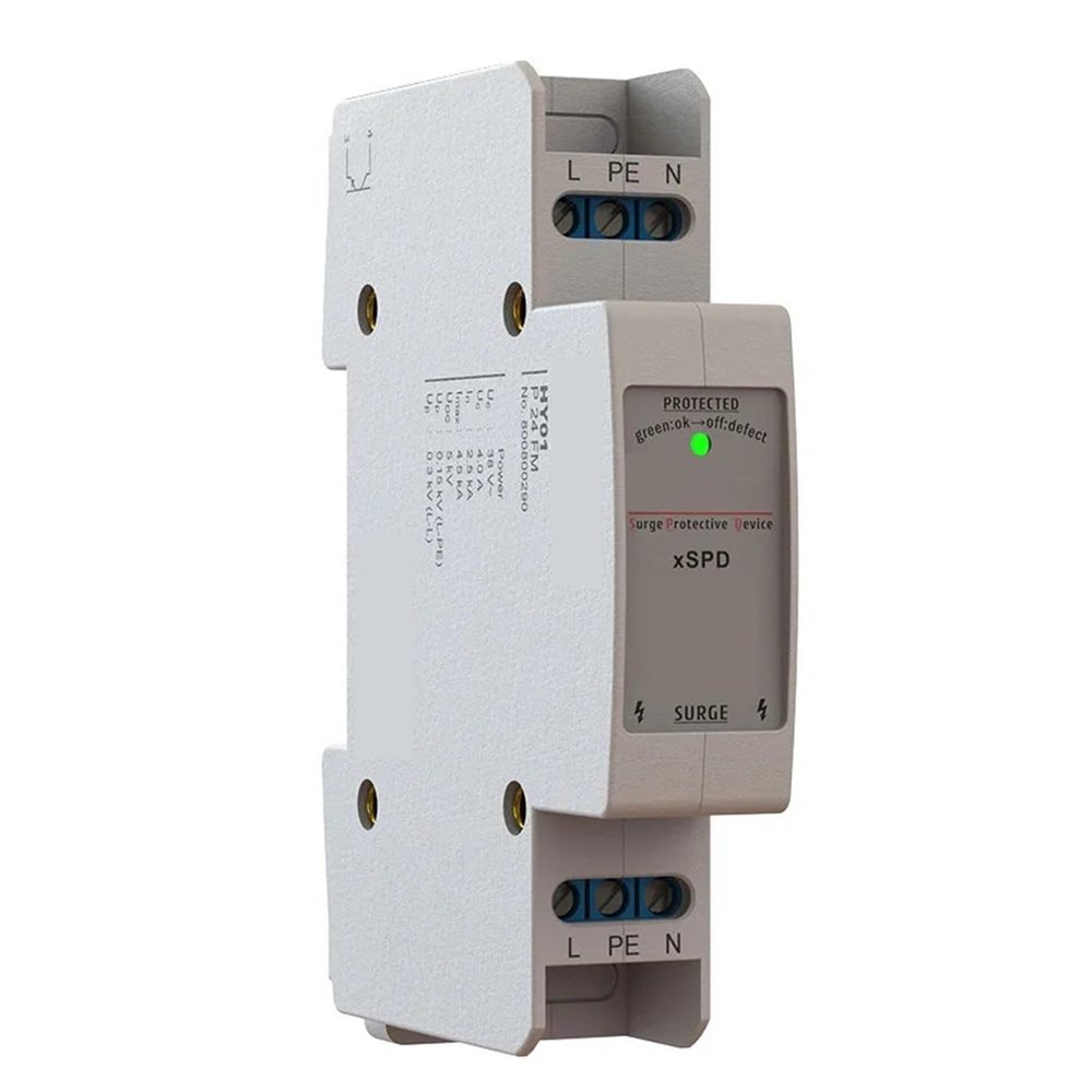 SPD AC220V AC/DC48V 24V 12V 5V 4A 10A DIN Rail Power Supply Surge Protector.(220V,4A)