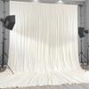 10x12 FT Ivory Backdrop Curtain for Parties Wrinkle Free Photo Backdrop Curtains Polyester Wedding Back Drop Cloth Background for Birthday Photography Portraits Pet Photoshoot Prom Decoration view 1