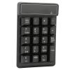 Fesjoy 2.4GHz Wireless Portable Number Pad Comfortable Typing for Business Professionals and Students ABS Material Black 19 Keys Numpad view 3
