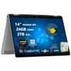 HP OmniBook X Flip 2-in-1 Laptop | 14" WUXGA IPS Touch | AMD Ryzen AI 7 350 (Up to 50 NPU Tops) | 24GB DDR5 2TB SSD | Copilot+ AI PC for Creator Business Professional Win11 Pro w/DLCA Accessory view 1