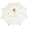 UXALoH6 Wedding Lace Parasol Lace Cotton Umbrella White Embroidery Parasol Wedding Photography Prop Bridal Veil Decorative Costume Accessory For Tea view 1