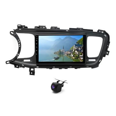 2G+64G Car Stereo for Kia K5 2011-2015, 9In IPS Touch Screen with Wireless CarPlay/Android Auto Support WiFi/USB/BT 5.1, DSP, FM/SWC, MirrorLink GPS Tracking Android 13 Back Camera