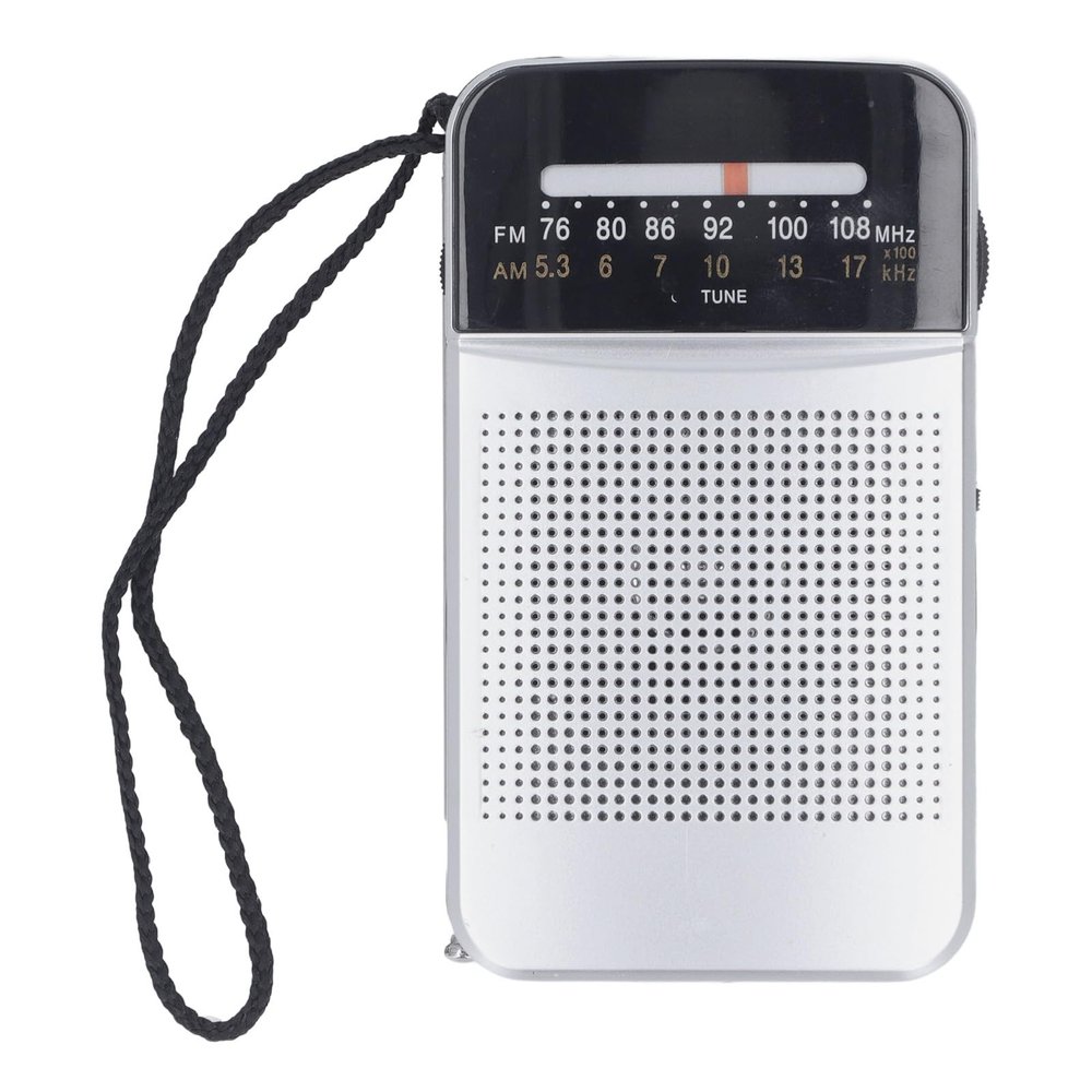 Jectse Portable AM FM Radio, Built in Loud Speaker with 13 Inch Antenna and Advanced Chip for Baseball Games Talk Shows Classical Music News