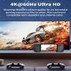 Diyeeni USB C Docking Station for Steam Deck & ROG Ally, 6-in-1 Dock with HDMI 2.0 4K@60Hz, Gigabit Ethernet, 3*USBA 3.0, 100W PD Fast Charging, Plug and Play view 4