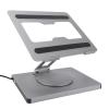 Diyeeni Laptop Stand for Desk with Docking Station, 10-in-1 USB C Hub with 4K@60Hz, USB 3.0, PD100W PD Charging, 360 Adjustable Laptop Holder for Latitude for Spectre view 1