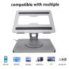 Diyeeni Laptop Stand for Desk with Docking Station, 10-in-1 USB C Hub with 4K@60Hz, USB 3.0, PD100W PD Charging, 360 Adjustable Laptop Holder for Latitude for Spectre view 2