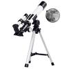 40mm Aperture 400mm Astronomical Refracting Telescope for Kids and Beginners - Portable Travel Telescope with Moon Filter (MJE319) view 1