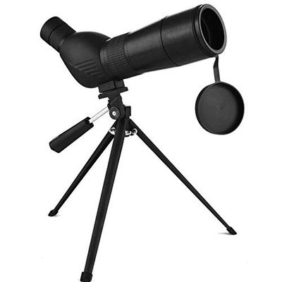 80mm Astronomical Refractor Telescope for Kids and Beginners with Adjustable Tripod and Finder Scope - Portable Travel Design