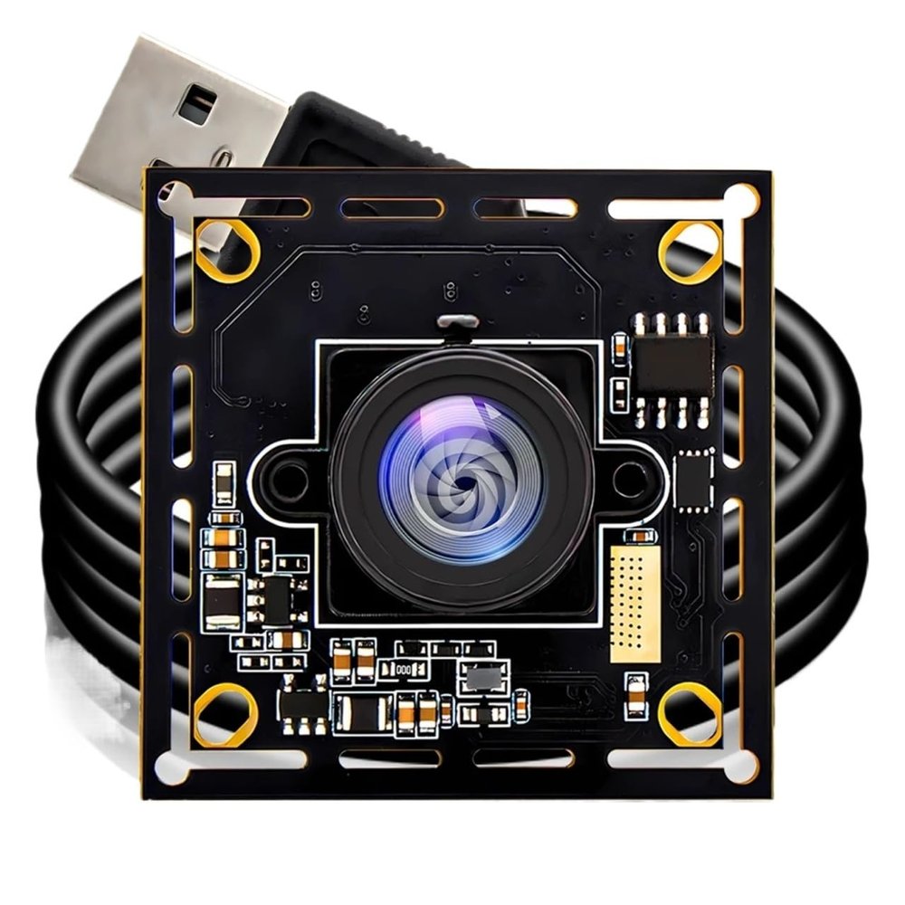 BQHHWTZ 1200P 90FPS Global Shutter USB Camera Module AR0234 2MP with Wide Angle M12 Lens for High Frame Rate Sports Action Camera