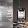 QUANSHENG UV-K1 Handheld Ham Radio, Multi-Band Two Way Radio, AM/FM Aviation Receive, NOAA Weather, Wireless Frequency Copy, Type-C Rechargeable Walkie Talkie, 200 Channels, DTMF, Scrambler view 2