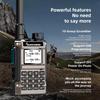 QUANSHENG UV-K1 Handheld Ham Radio, Multi-Band Two Way Radio, AM/FM Aviation Receive, NOAA Weather, Wireless Frequency Copy, Type-C Rechargeable Walkie Talkie, 200 Channels, DTMF, Scrambler view 4