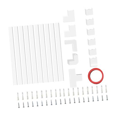 Cord Cover Wall Raceway Kit, Cable Hiders Easy Installation Conduit Channel Wire Covers for Cords for Office Commercial Places- Style a