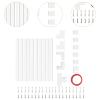 Cord Cover Wall Raceway Kit, Cable Hiders Easy Installation Conduit Channel Wire Covers for Cords for Office Commercial Places- Style a view 2