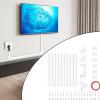Cord Cover Wall Raceway Kit, Cable Hiders Easy Installation Conduit Channel Wire Covers for Cords for Office Commercial Places- Style a view 3
