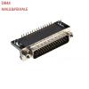 2PCS DB44 Male Female PCB Mount Serial Port Connector Right Angle D-Sub CONNECTORS 44pin Plug Ja-ck Adapter 3 Rows(2pcs Female) view 2