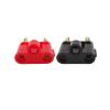 CTGFBUW 1/2/5Pairs Gold Plated/Row 4mm Banana Plug Connector Speaker Amplifier Jack Twin Terminal Couple Adapter(1Pair) view 4