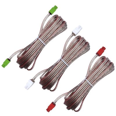 Speaker Cables (3 Pieces) Sound Wires Cords Red Gray with 2X Connectors Each Compatible with Sony Home Audio System