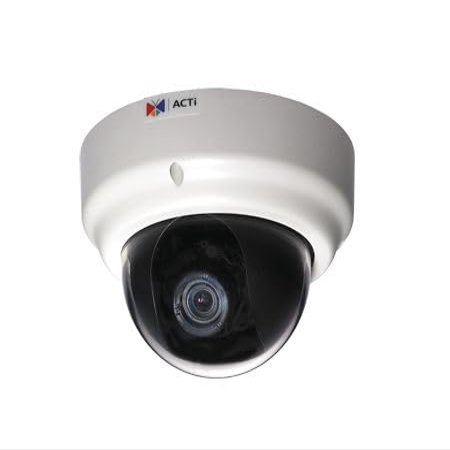 ACTi KCM-3311 4MP Indoor Day/Night Dome Camera with 3.6X Optical Zoom, P-Iris Control, Advanced WDR, PoE, 1080p HD Resolution