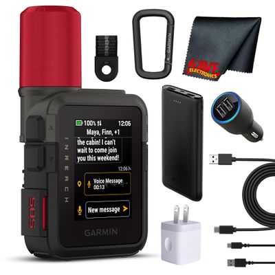 Garmin inReach Mini 3 Plus Satellite Communicator Interactive SOS Bundle
