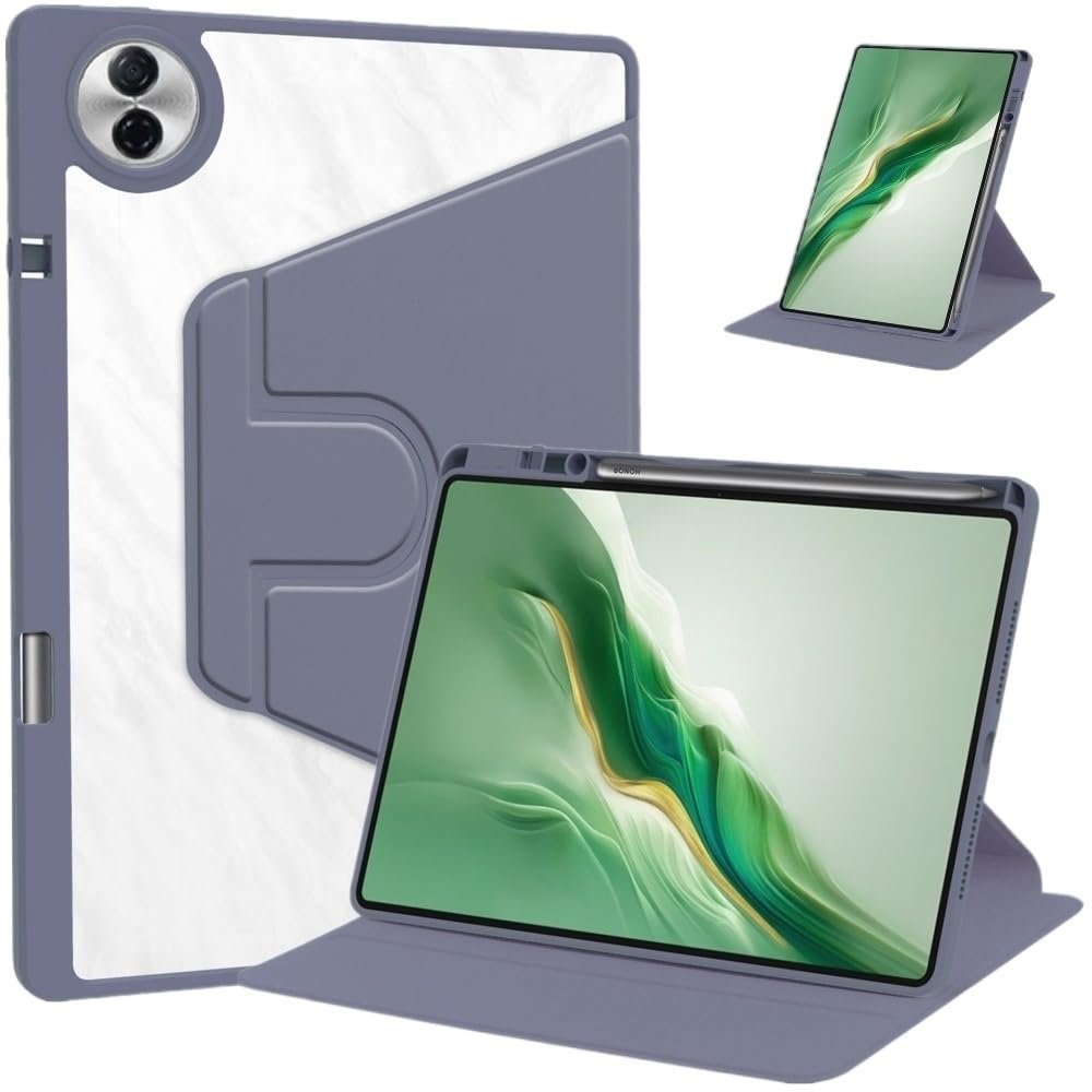 360 Rotating Stand Tablet Case Suitable for Huawei Honor Pad 10 HEY3-W00 HEY3-W10 12.1-inch 2025 with Pencil Holder