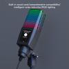 Diydeg USB Microphone for PC Gaming, Noise Cancelling Condenser Microphone for Streaming, Recording, and Podcasting on PC, Recording Mic with RGB Light for Computer Laptop view 3