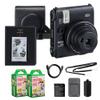 Fujifilm Instax Mini 99 Instant Film Camera Black Bundle  Includes 40Sheets Instax Mini Film, Protective Case, and Mini Photo Album view 1