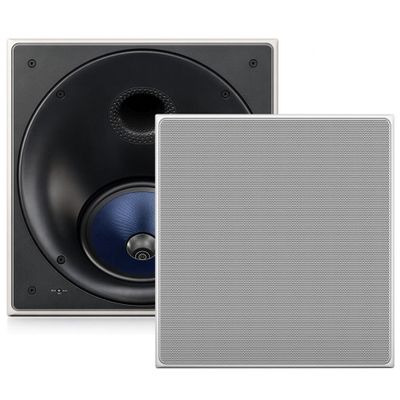 DEEJAY LED 7-Inch Ceiling Speakers, Dual Concentric in-Ceiling Loudspeaker with Rotating Baffle, 320W Peak Power, Flush Mount Ceiling Speaker System for Home Theater or Commercial Audio Installations