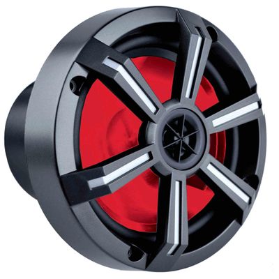 Impact Audio 8" Marine Grade DSP RGB Speakers - 300W Waterproof Boat Speakers with LED Lighting (Pair)