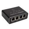Eujgoov LAN Splitter, 1 to 4 Ethernet Adapter 1000Mbps, Plug and Play, USB C Powered, Connect Computer, TV, Router, Wireless Devices view 2