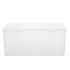 CD Storage Case - Plastic Stackable Case Clear Container for Vinyl Records DVDs Discs Albums - Portable Organizer for Tabletop & Cabinet Display 11.9x8.5Inches view 1