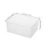 CD Storage Case - Plastic Stackable Case Clear Container for Vinyl Records DVDs Discs Albums - Portable Organizer for Tabletop & Cabinet Display 11.9x8.5Inches view 2