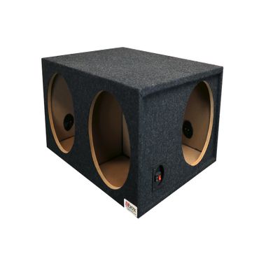 12 in Four Hole : 2 Front : 2 Side Sealed Subwoofer Enclosure Precision CNC-Cut, Premium MDF Construction. Proudly USA Made.