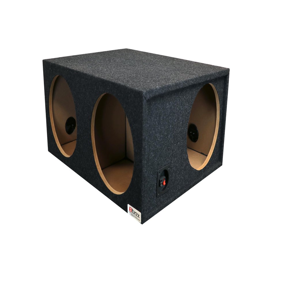 12 in Four Hole : 2 Front : 2 Side Sealed Subwoofer Enclosure Precision CNC-Cut, Premium MDF Construction. Proudly USA Made.