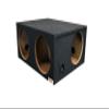 12 in Four Hole : 2 Front : 2 Side Sealed Subwoofer Enclosure Precision CNC-Cut, Premium MDF Construction. Proudly USA Made. view 1