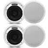 DEEJAY LED 8-Inch Coaxial Ceiling Speakers, in-Ceiling Full Range Loudspeakers Pair, 90W RMS / 360W Peak, 70V/100V or 8 Ohm, Ceiling Mount Speakers for Commercial Installations, Offices, Restaurants view 1