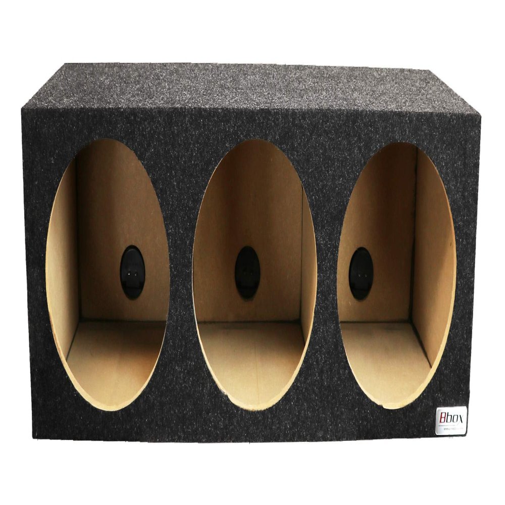 12 in Three Hole Sealed Subwoofer Enclosure Precision CNC-Cut, Premium MDF Construction. Proudly USA Made.