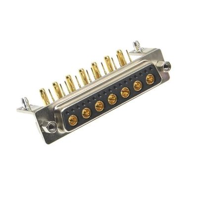 1pcs 24w7 20a Gold Plated Male Female High Current Connector d-sub Adapter PCB Type 17+7 Plug Ja-ck High Power 24 Pin(1pcs Female)