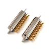 1pcs 24w7 20a Gold Plated Male Female High Current Connector d-sub Adapter PCB Type 17+7 Plug Ja-ck High Power 24 Pin(1pcs Female) view 3