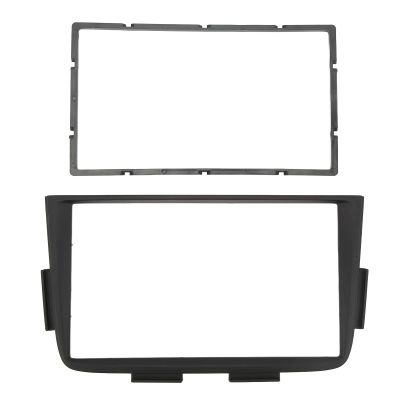 Car Double Din Dash Panel, Radio Fascia Trim, Stereo Dash Installation Set for 2001-2006 - Durable ABS Plastic, Seamless Fit, Easy No - Drill Installation
