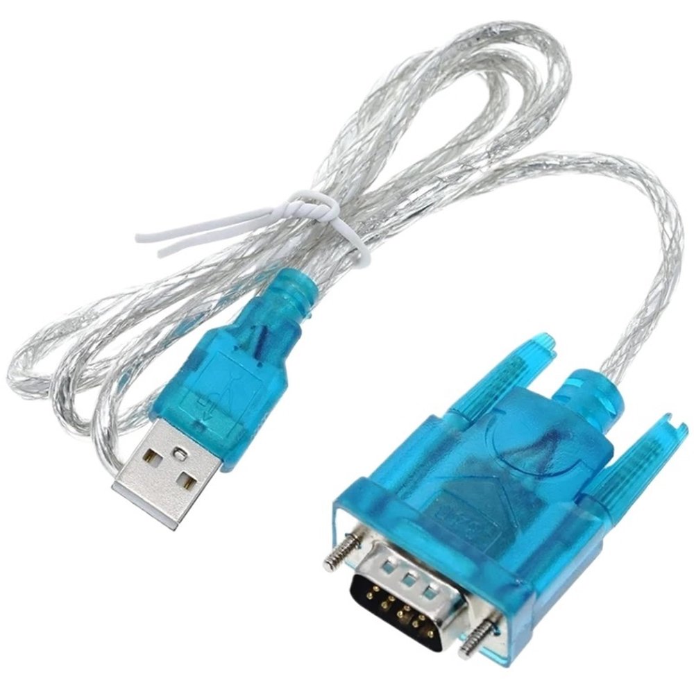 PNTQOKGQX 1-10PCS HL-340 USB to RS232 COM Port Serial PDA 9 pin DB9 Cable Adapter Support Windows7 64(1PCS)