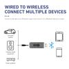 Foelony Car USB Wireless Receiver, BT 5.3 Wireless Audio Adapter, USB Powered 3.5mm Aux Jack Adapter, Universal for Car Home Stereo Speakers Audio System view 3