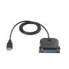 PNTQOKGQX USB to IEEE 1284 DB25 25 Pin Parallel Printer Female Adapter Cable Cord view 1